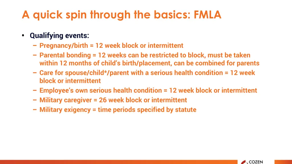 a quick spin through the basics fmla 2