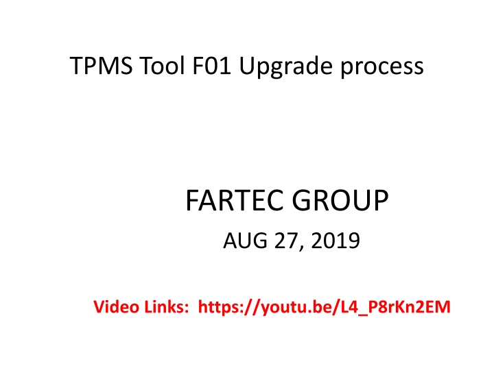 tpms tool f01 upgrade process