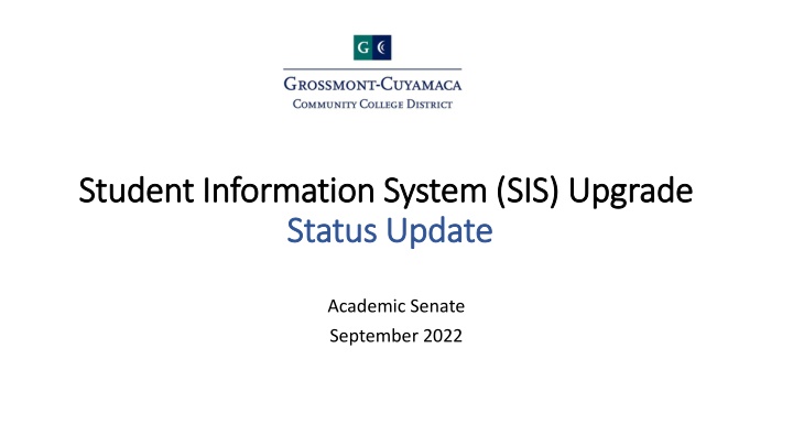 student information system sis upgrade student