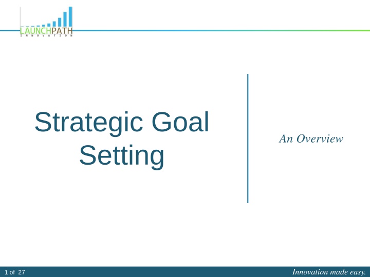 strategic goal setting