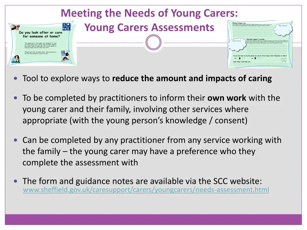 meeting the needs of young carers young carers