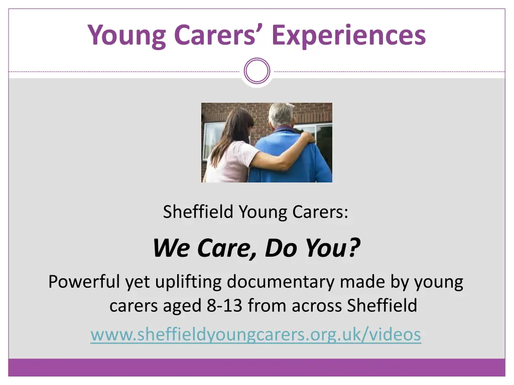 young carers experiences