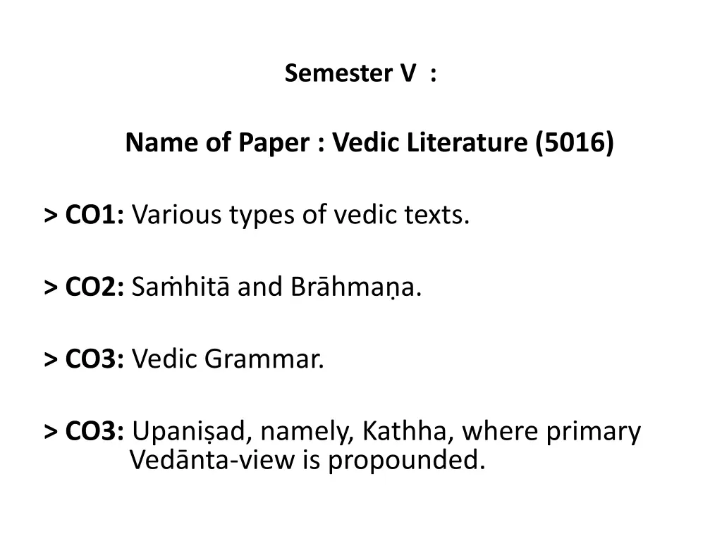 semester v