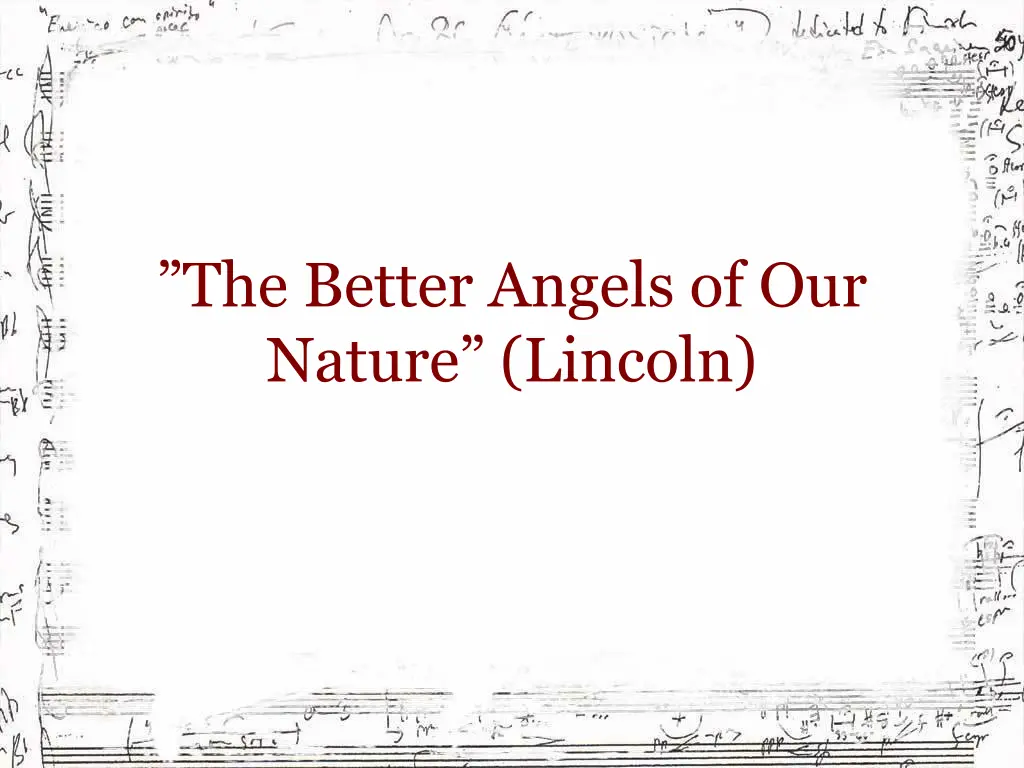 the better angels of our nature lincoln