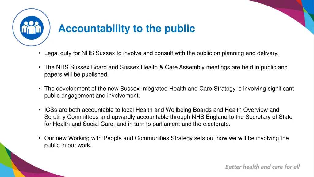 accountability to the public