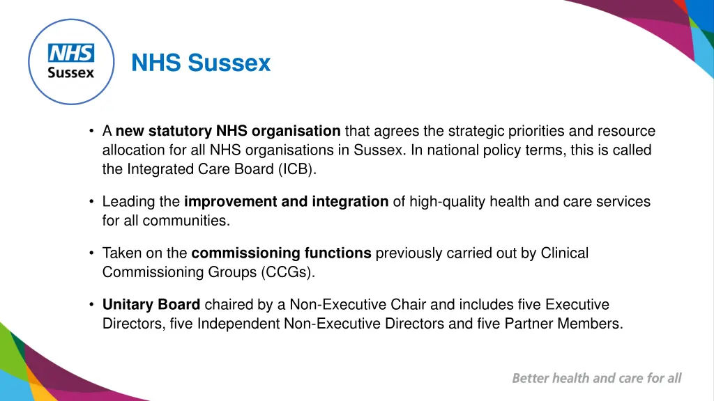 nhs sussex