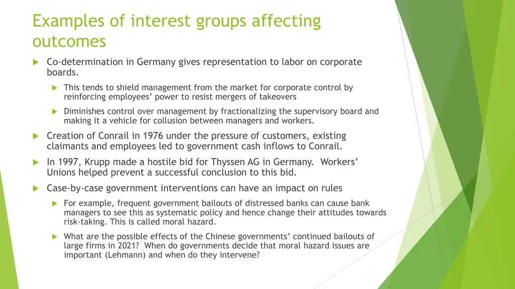 examples of interest groups affecting outcomes