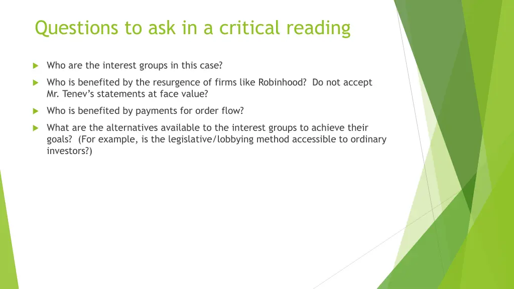 questions to ask in a critical reading
