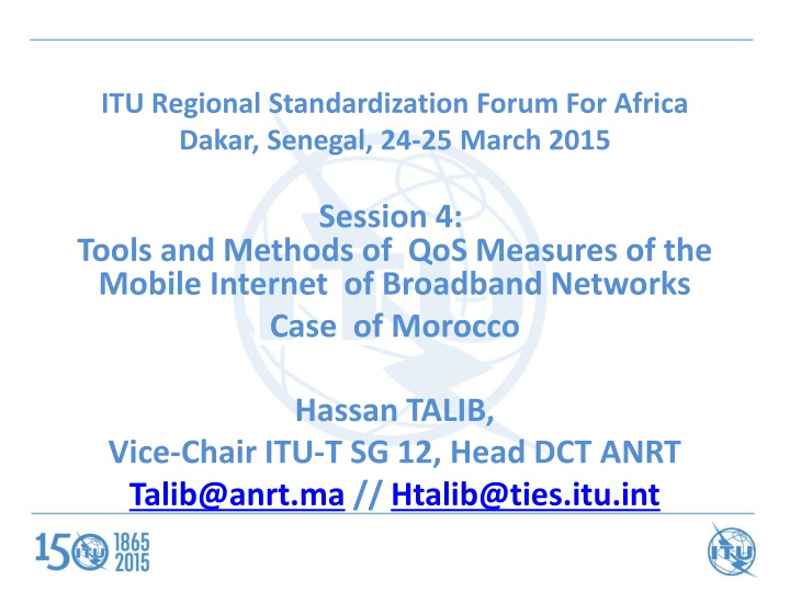 itu regional standardization forum for africa