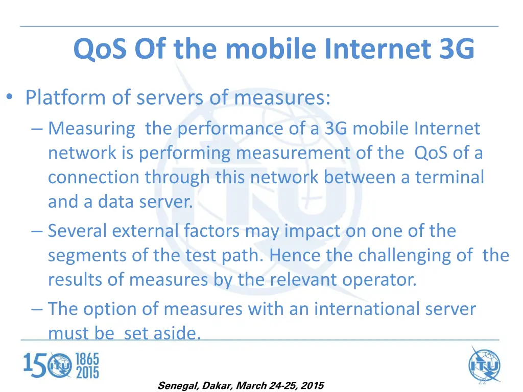 qos of the mobile internet 3g 4