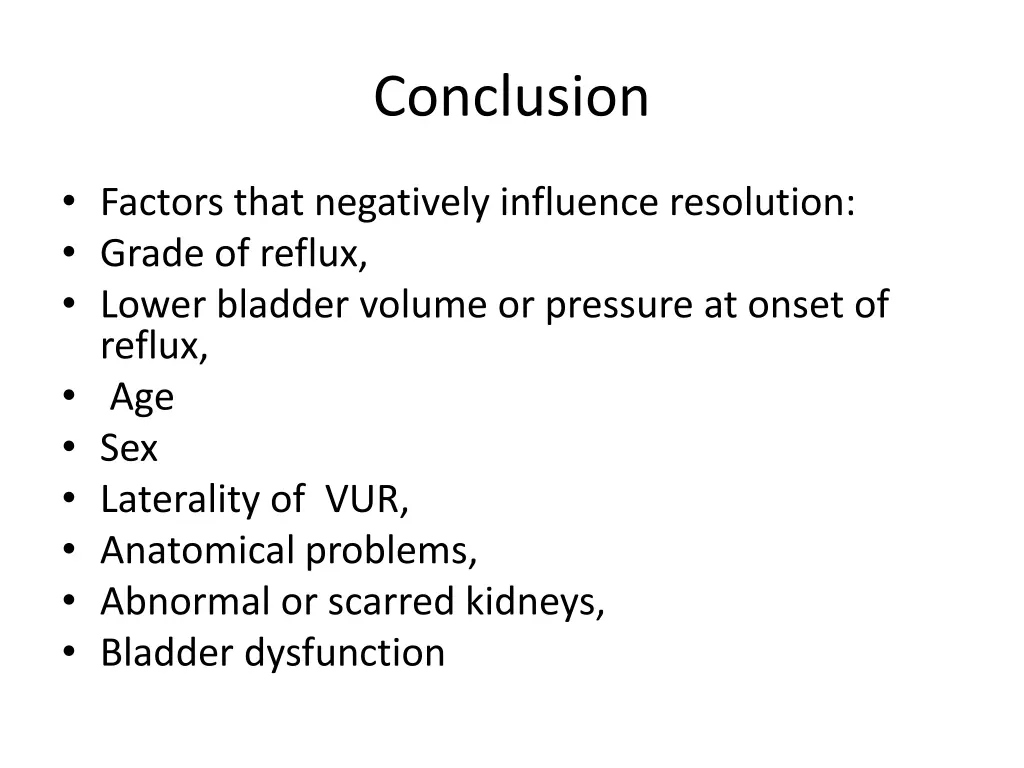 conclusion