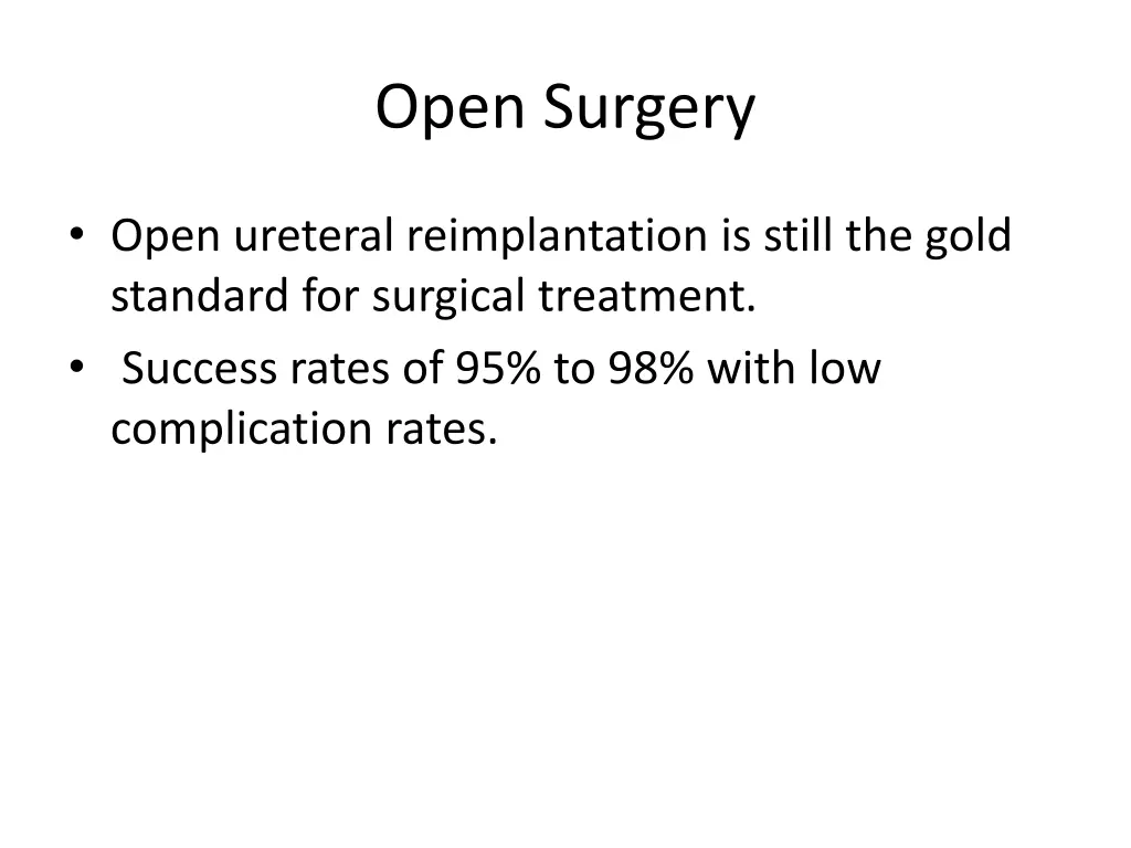 open surgery