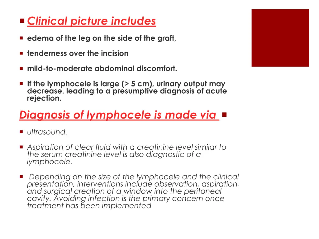 clinical picture includes