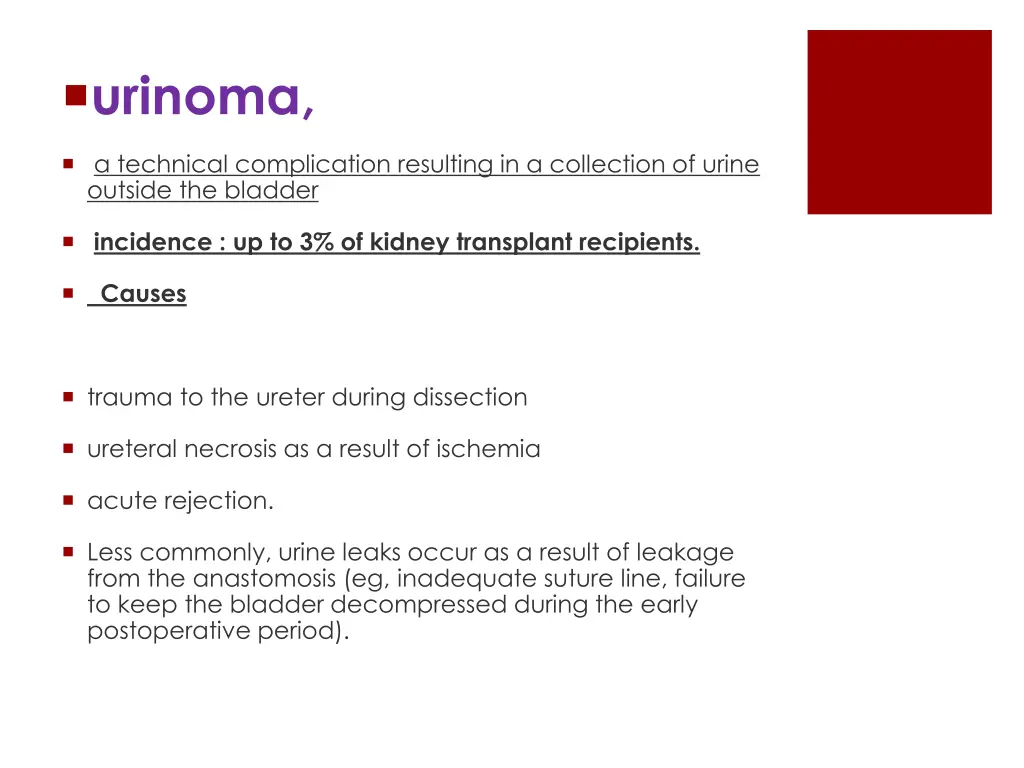 urinoma