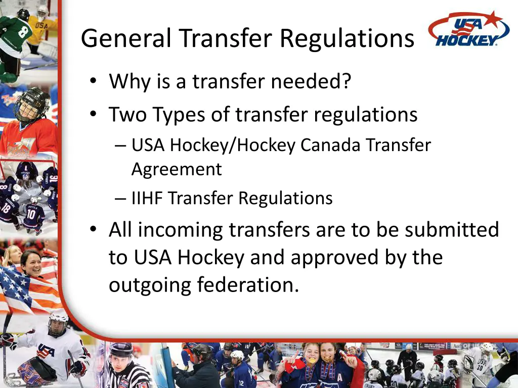 general transfer regulations