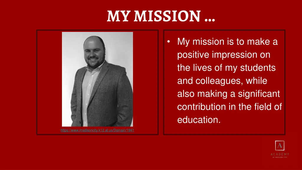 my mission