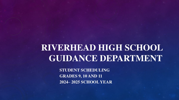 riverhead high school guidance department