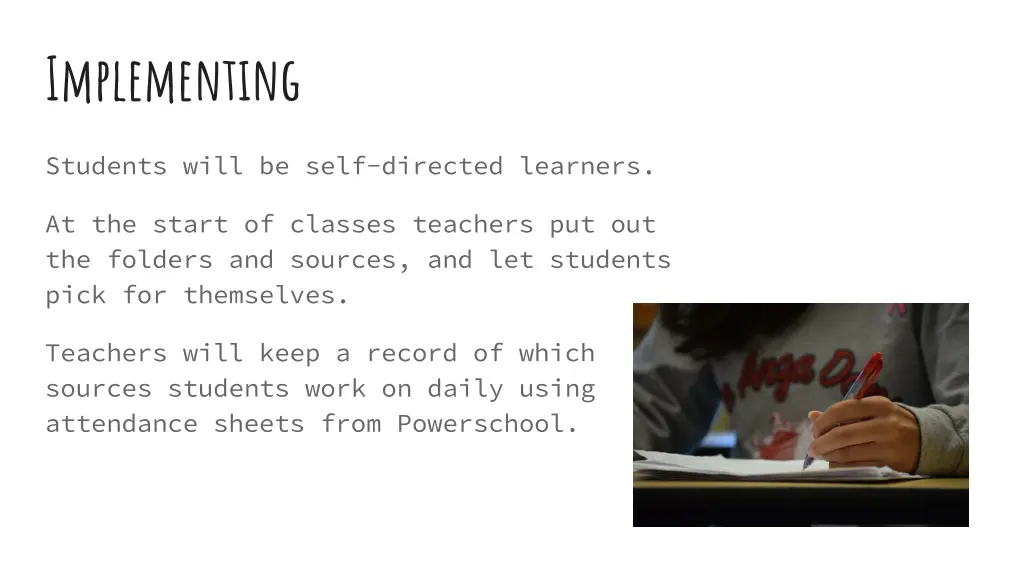 implementing