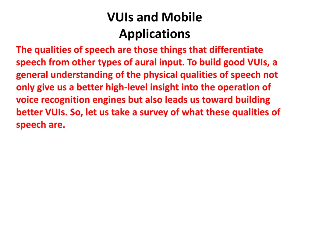vuis and mobile applications 1