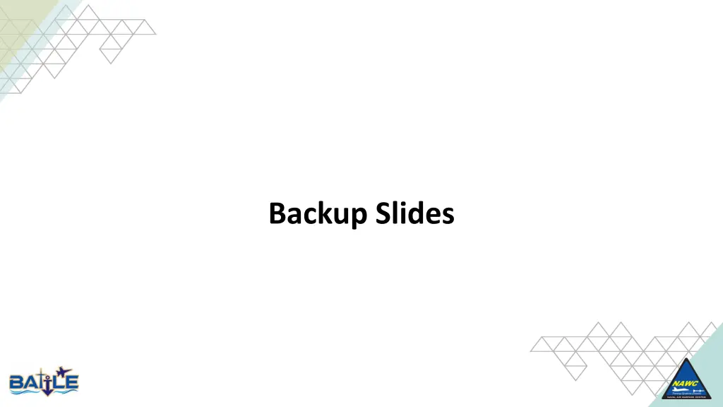 backup slides