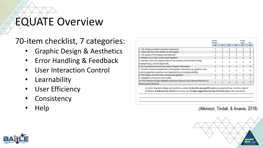 equate overview