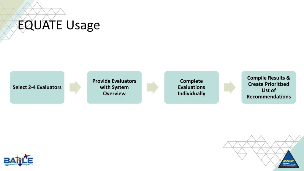 equate usage