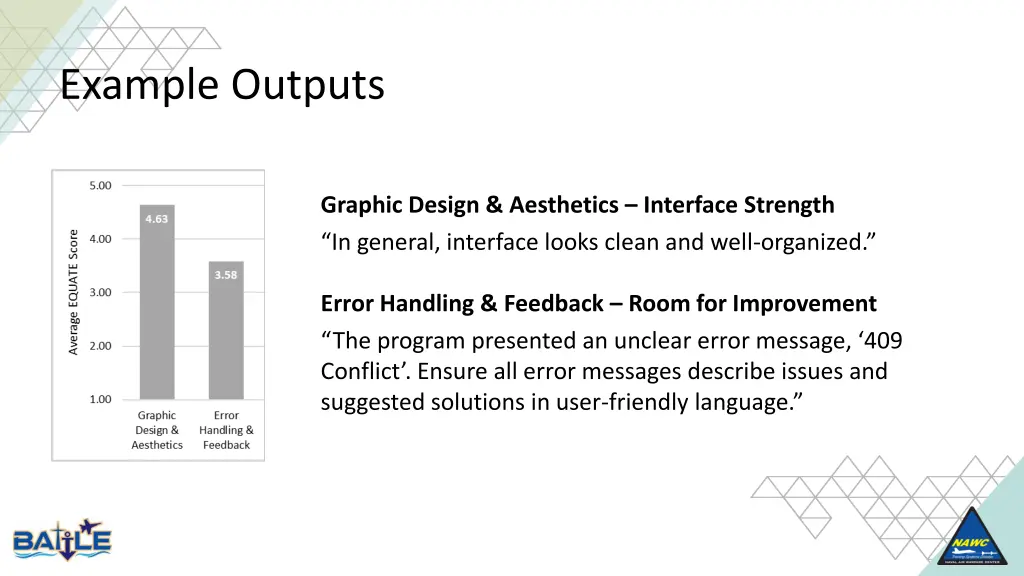 example outputs 1