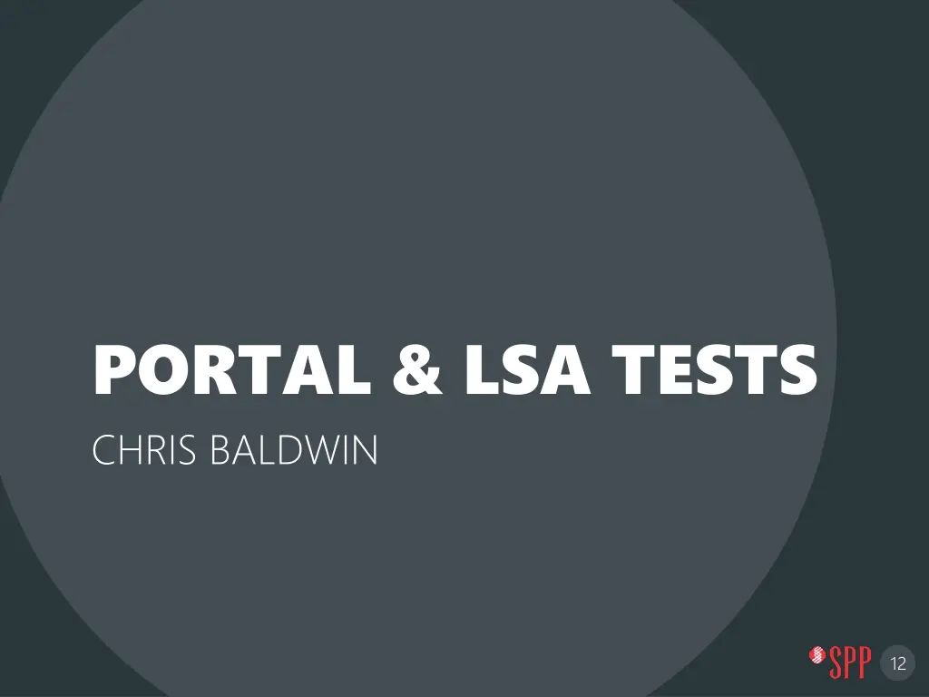 portal lsa tests chris baldwin