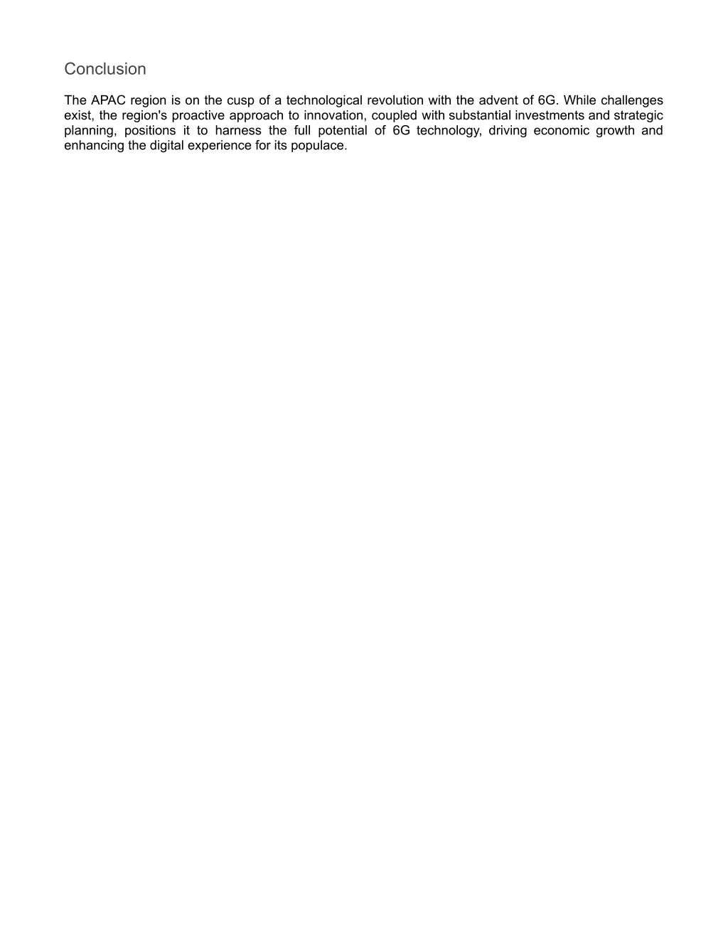 conclusion