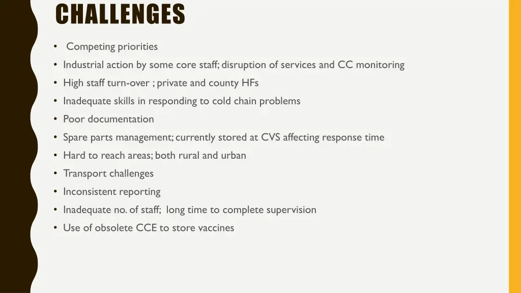 challenges