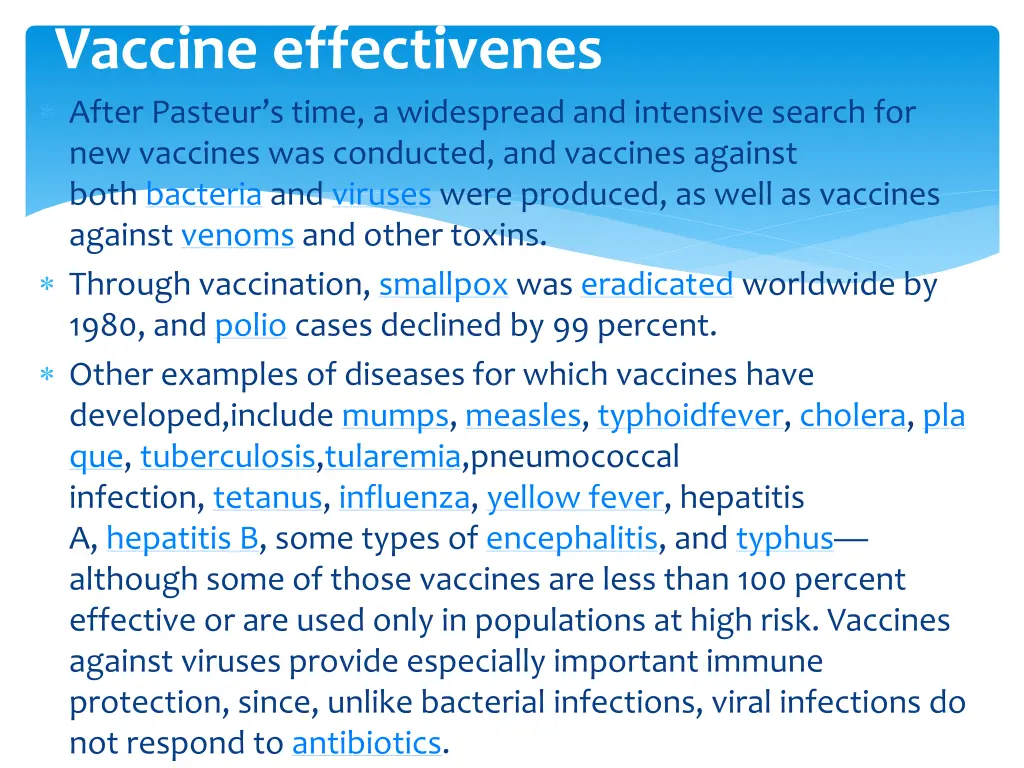vaccine effectivenes