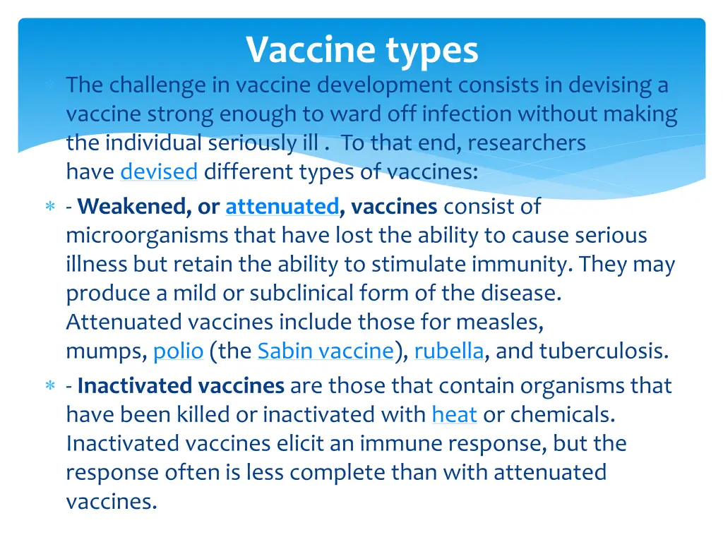 vaccine types