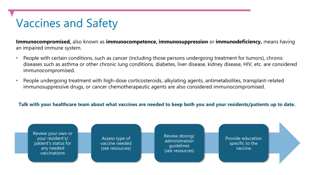 vaccines and safety