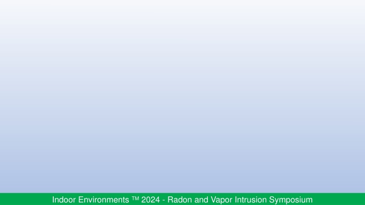 indoor environments tm 2024 radon and vapor