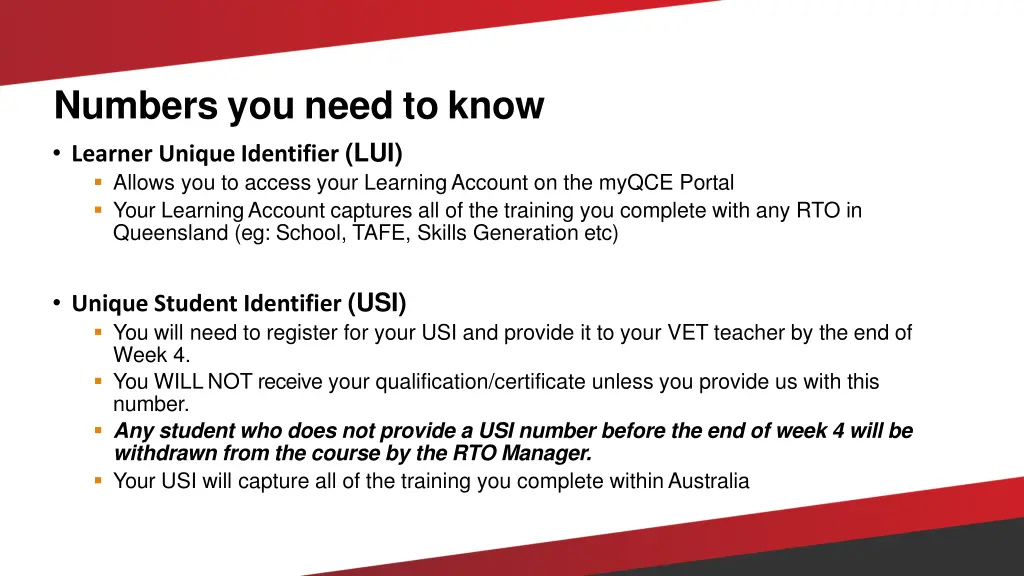 numbers you need to know learner unique