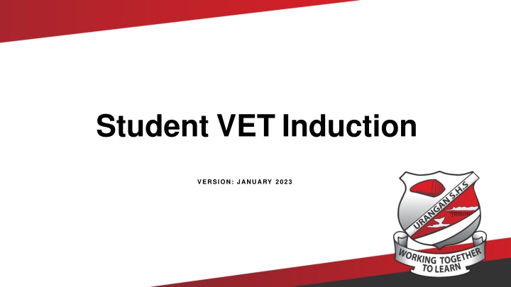 student vet induction