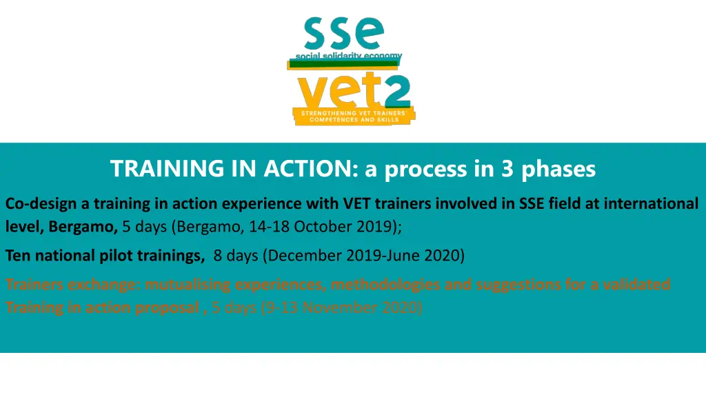 training in action a process in 3 phases