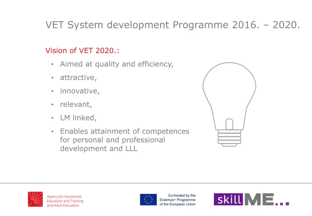 vet system development programme 2016 2020