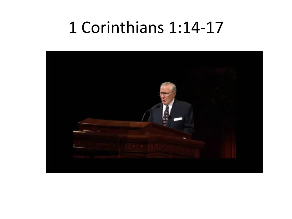 1 corinthians 1 14 17 1
