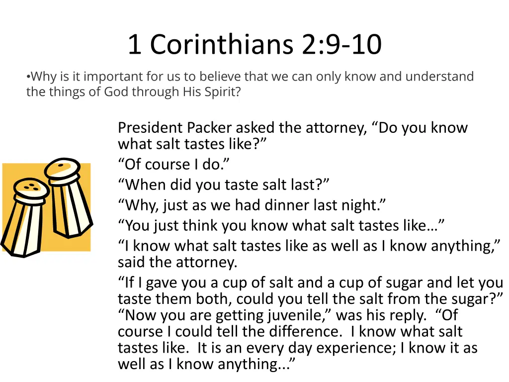 1 corinthians 2 9 10 why is it important