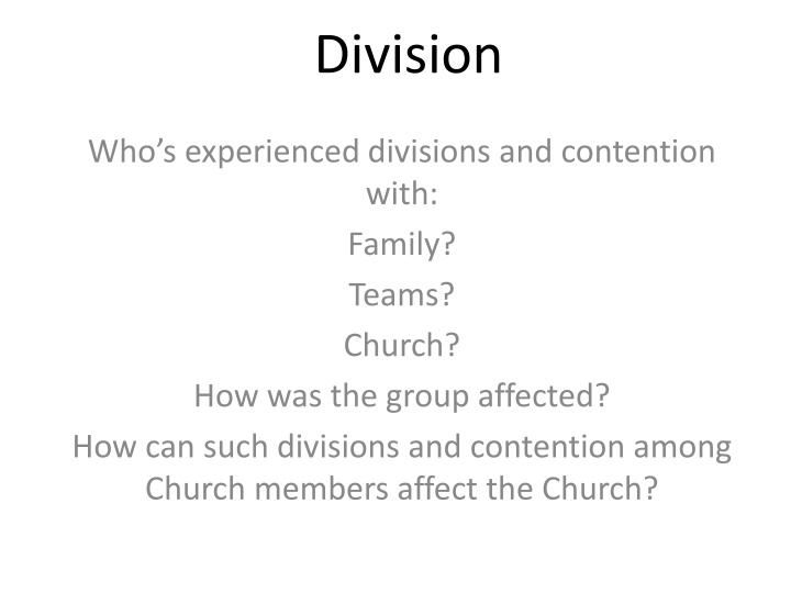 division