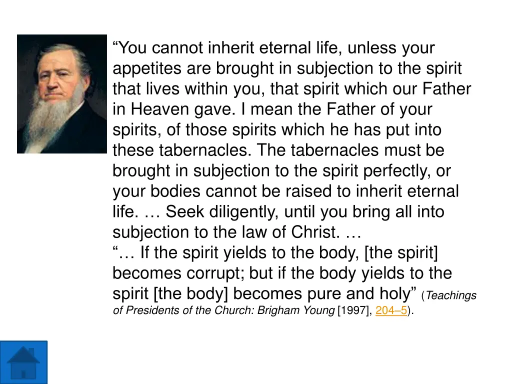 you cannot inherit eternal life unless your