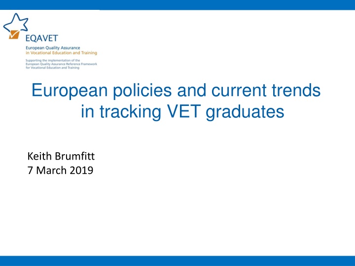 european policies and current trends in tracking