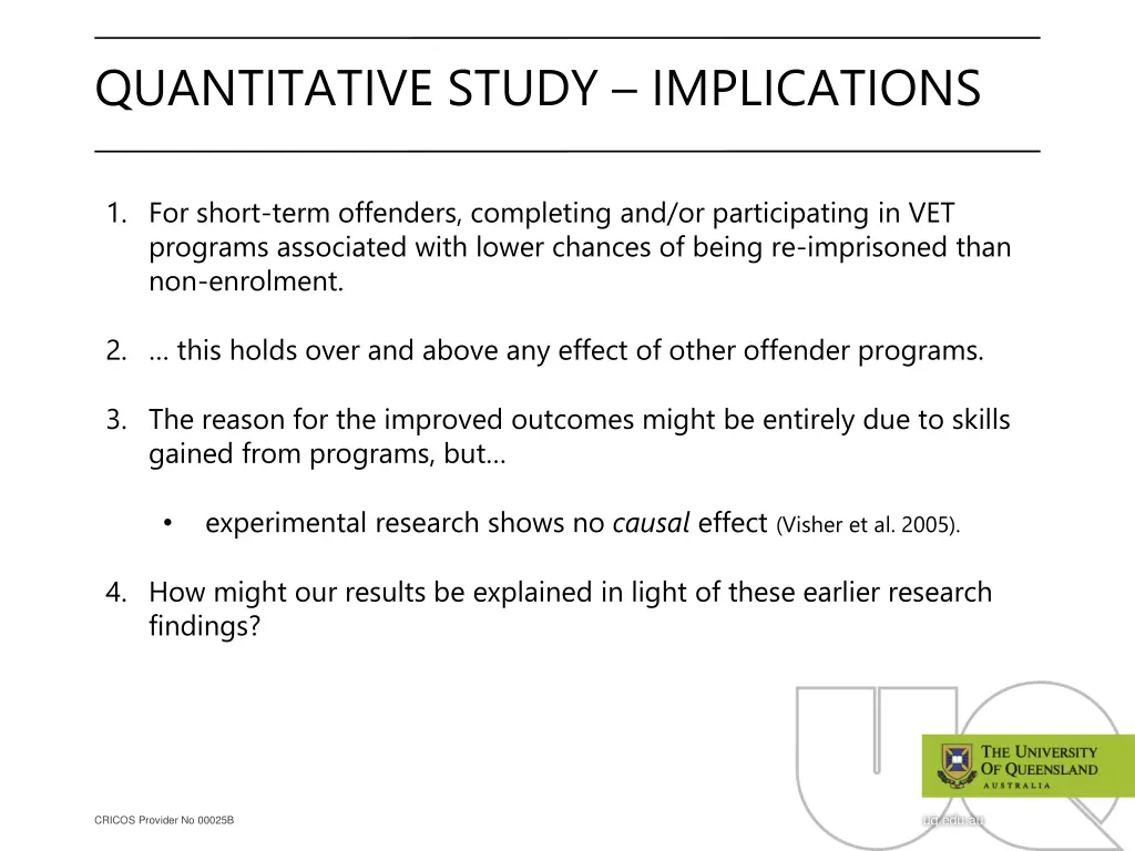 quantitative study implications