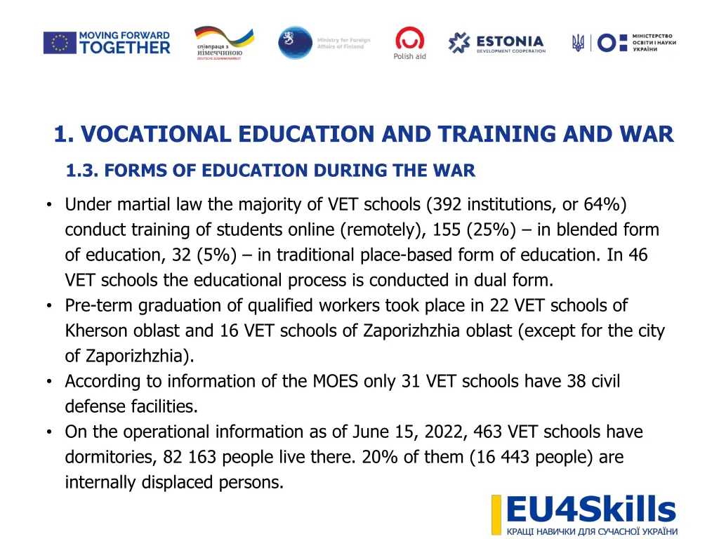 1 vocational education and training and war 2