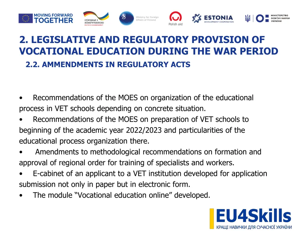 2 legislative and regulatory provision 2