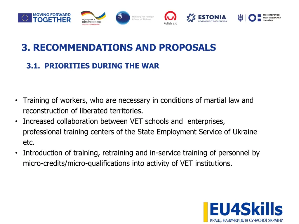3 recommendations and proposals 1