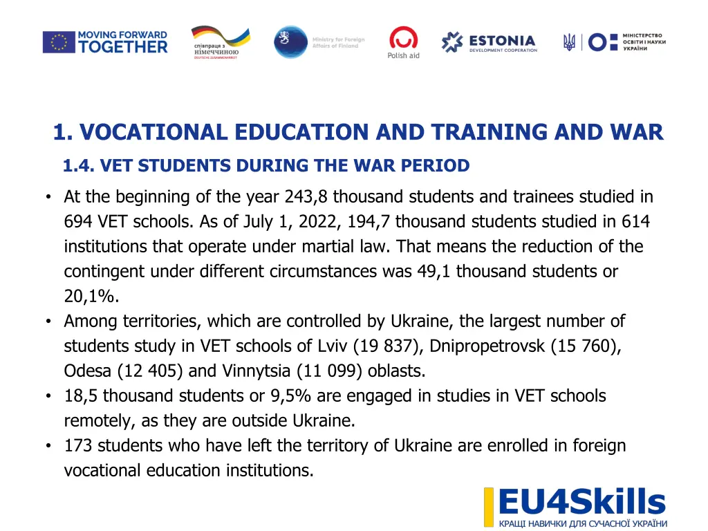 that is the reduction of the contingent under