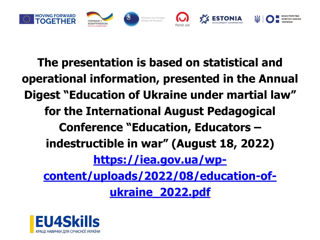 the presentation is based on statistical