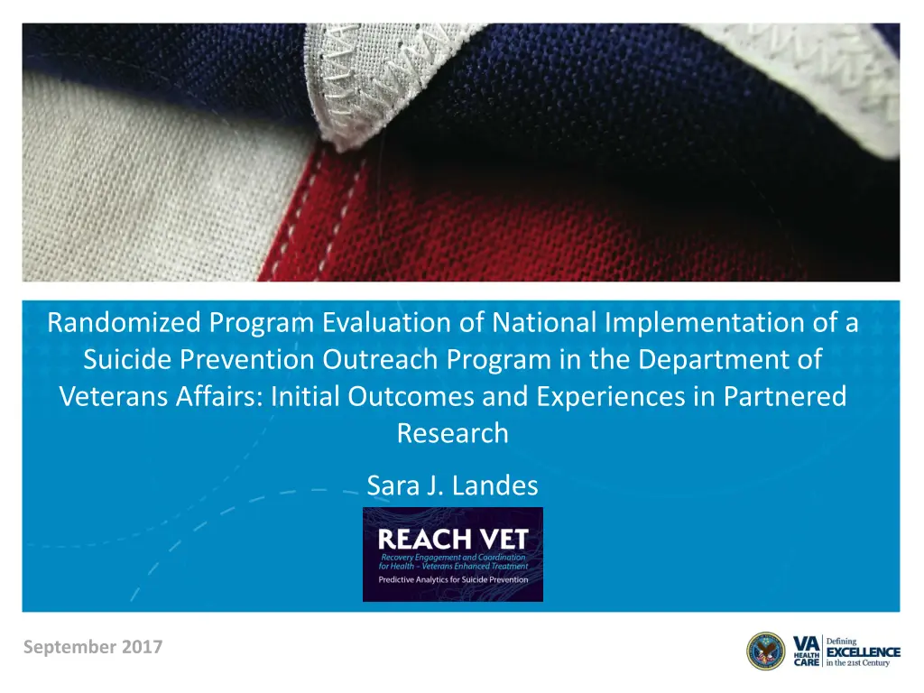 randomized program evaluation of national